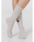 Носки св.серый меланж-7/