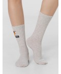 Носки св.серый меланж-7/