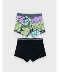 Трусы черный +цветные граффити