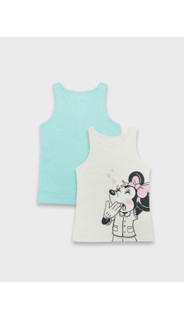 Топ молочный +горох на бирюзе