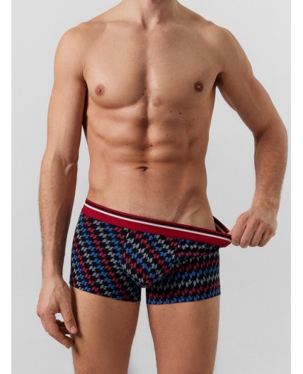 Трусы синий океан +вино +разноц. узор на черном