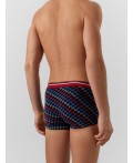 Трусы синий океан +вино +разноц. узор на черном