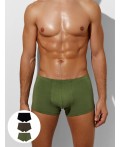 Трусы оливин +табак +черный