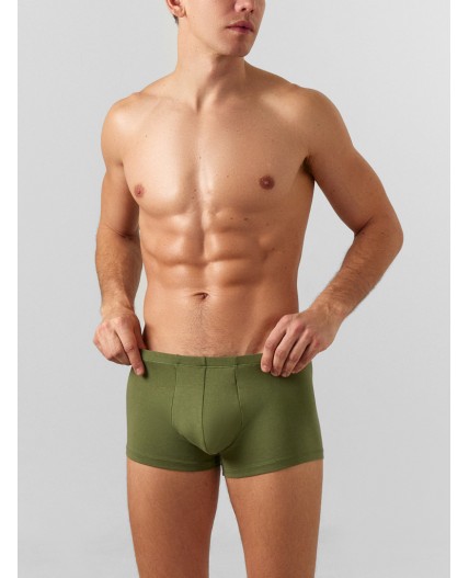 Трусы оливин +табак +черный