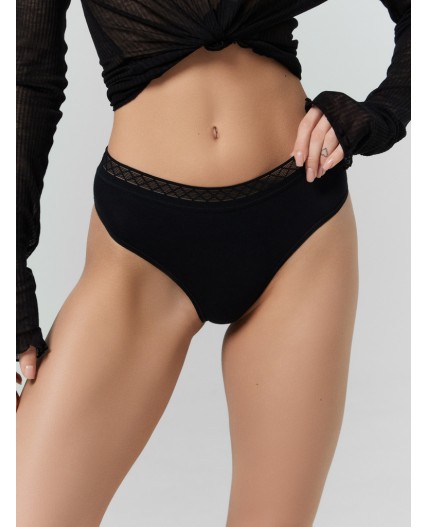 Трусы черный