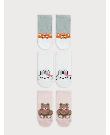 Носки белый /св.оливка /зефирный/