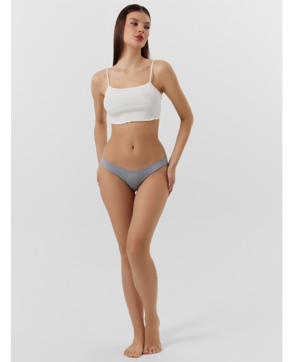 Трусы ромбики на сером