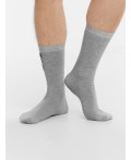 Носки серый меланж-3