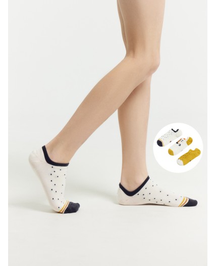 Носки молочный /горчичный