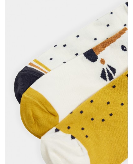 Носки молочный /горчичный