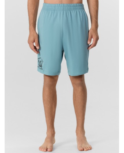 Шорты морская волна +печать