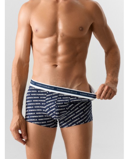 Трусы надписи на т.синем +т.синий +узор на т.синем