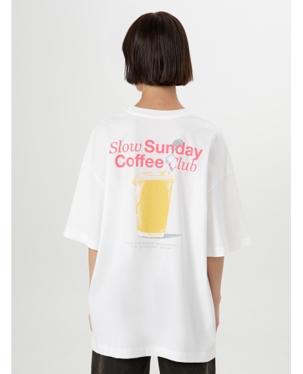 Футболка белый +печать12