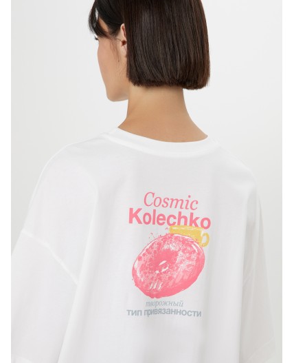 Футболка белый +печать11