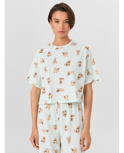 Комплект собачки на светлой мяте