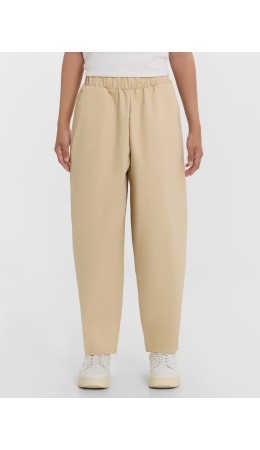 Брюки темно -бежевый