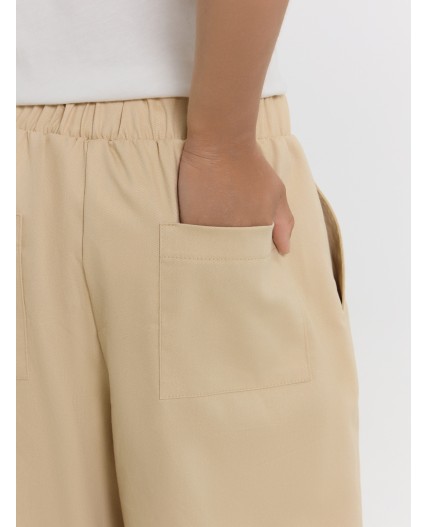 Брюки темно -бежевый