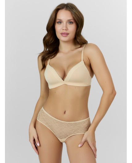 Бюстгальтер бежевый 1