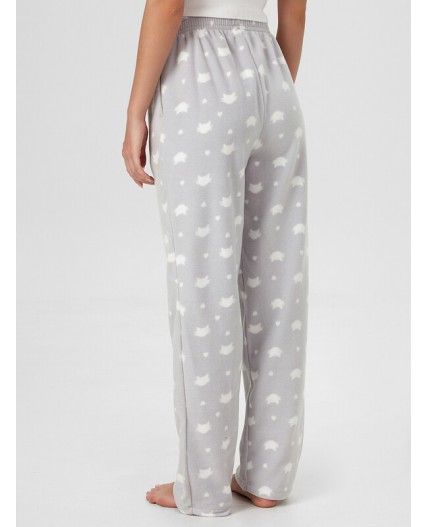 Брюки котики на сером