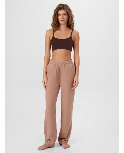 Брюки коричневый