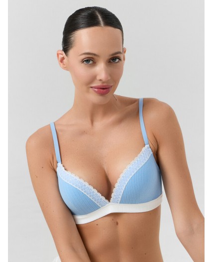 Бюстгальтер сине -голубой1