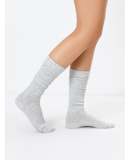 Гольфы св.серый меланж