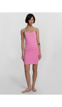 Сорочка розочки на розовом