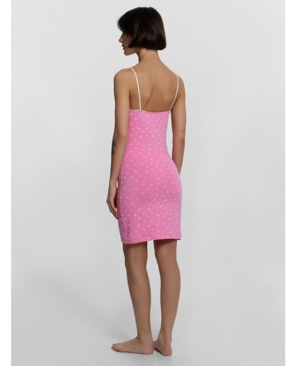 Сорочка розочки на розовом