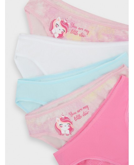 Трусы розовый тай дай