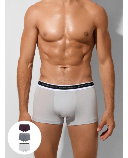 Трусы св.серый +серый дым +сливовый