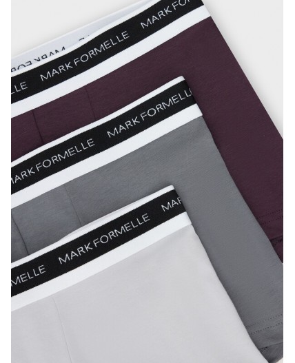 Трусы св.серый +серый дым +сливовый