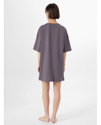 Туника серый дым +печать