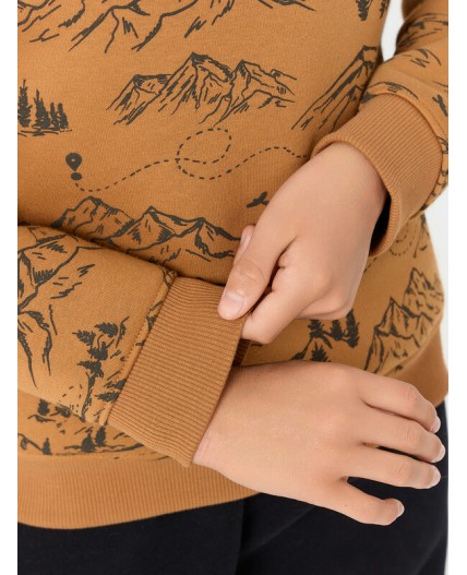 Худи горы на цвете орех