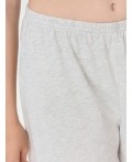 Шорты серый меланж