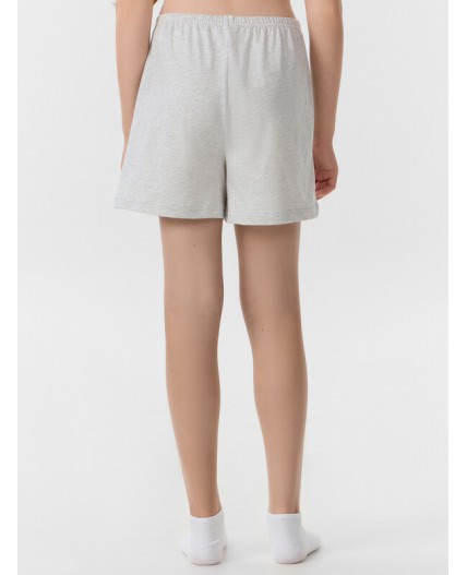 Шорты серый меланж