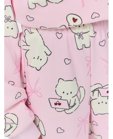 Брюки котики на розовом