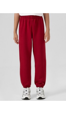 Брюки гранатовый красный