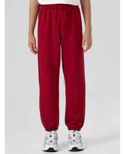 Брюки гранатовый красный