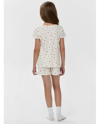 Комплект цветы на св.молочном