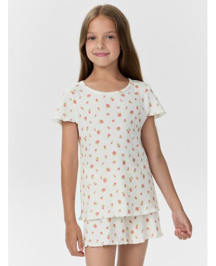 Комплект цветы на св.молочном