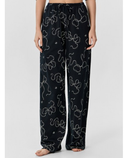 Комплект черный +бантики на черном