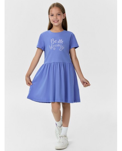 Платье лаванда +печать