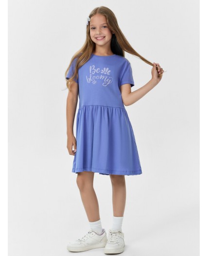 Платье лаванда +печать