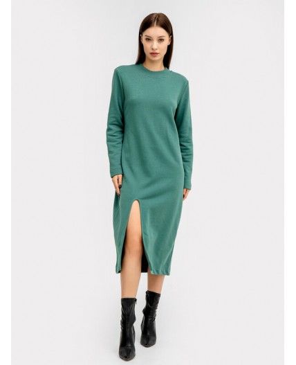 Платье т.пыльно -изумрудный
