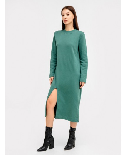 Платье т.пыльно -изумрудный