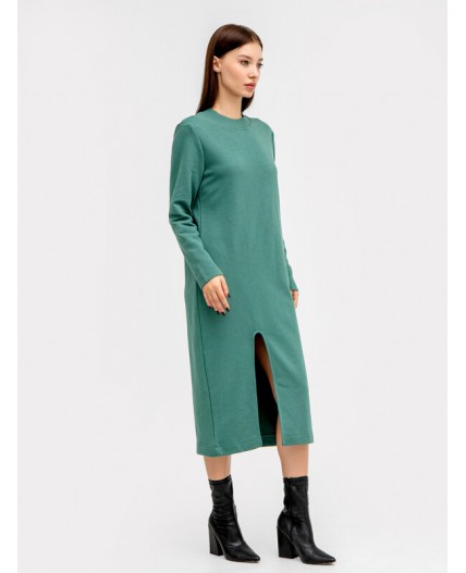 Платье т.пыльно -изумрудный