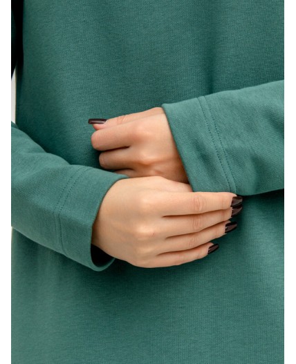 Платье т.пыльно -изумрудный