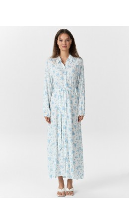 Платье цветы на белом