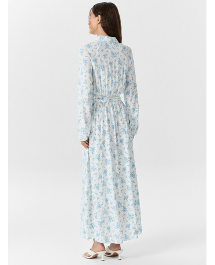 Платье цветы на белом