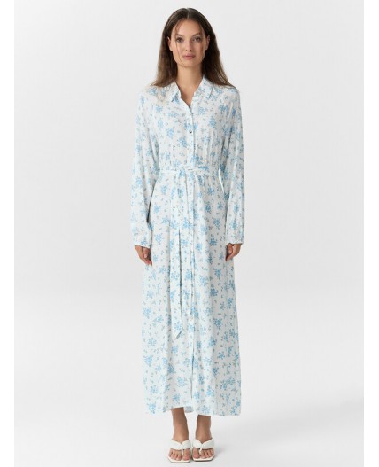 Платье цветы на белом